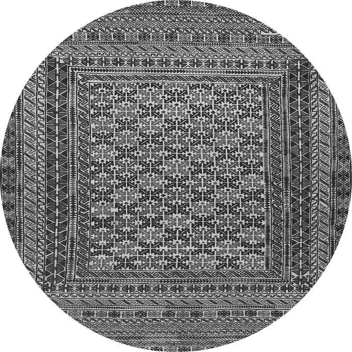 Machine Washable Southwestern Gray Country Rug, wshtr2768gry