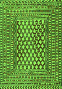 Southwestern Green Country Rug, tr2769grn