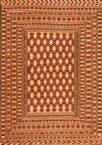 Southwestern Orange Country Rug, tr2769org