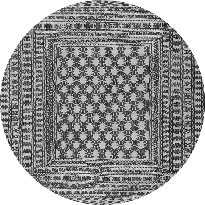 Square Southwestern Gray Country Rug, tr2769gry