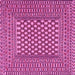 Square Southwestern Pink Country Rug, tr2769pnk