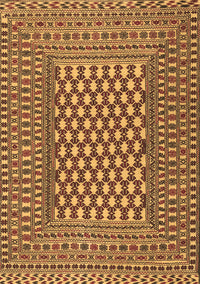 Southwestern Brown Country Rug, tr2769brn