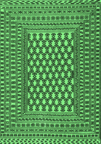 Southwestern Emerald Green Country Rug, tr2769emgrn