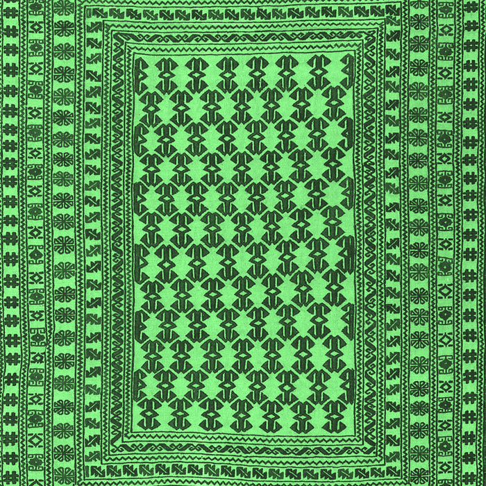 Southwestern Emerald Green Country Rug, tr2769emgrn