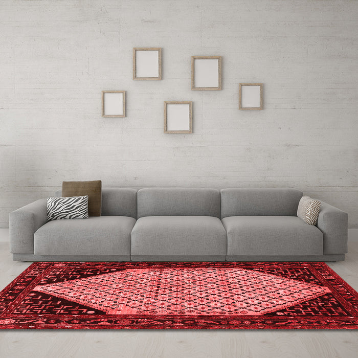 Traditional Red Washable Rugs
