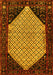 Machine Washable Persian Yellow Traditional Rug, wshtr276yw