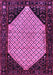 Machine Washable Persian Purple Traditional Area Rugs, wshtr276pur