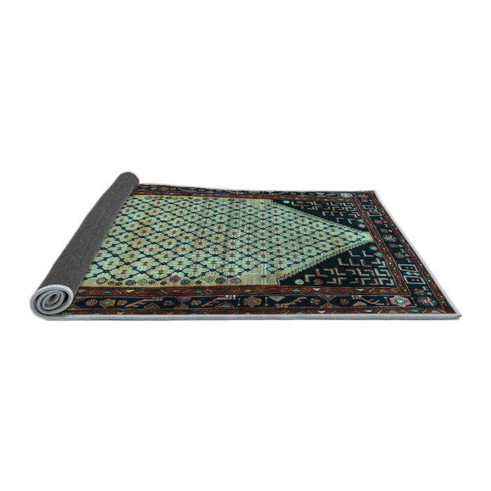 Sideview of Persian Light Blue Traditional Rug, tr276lblu