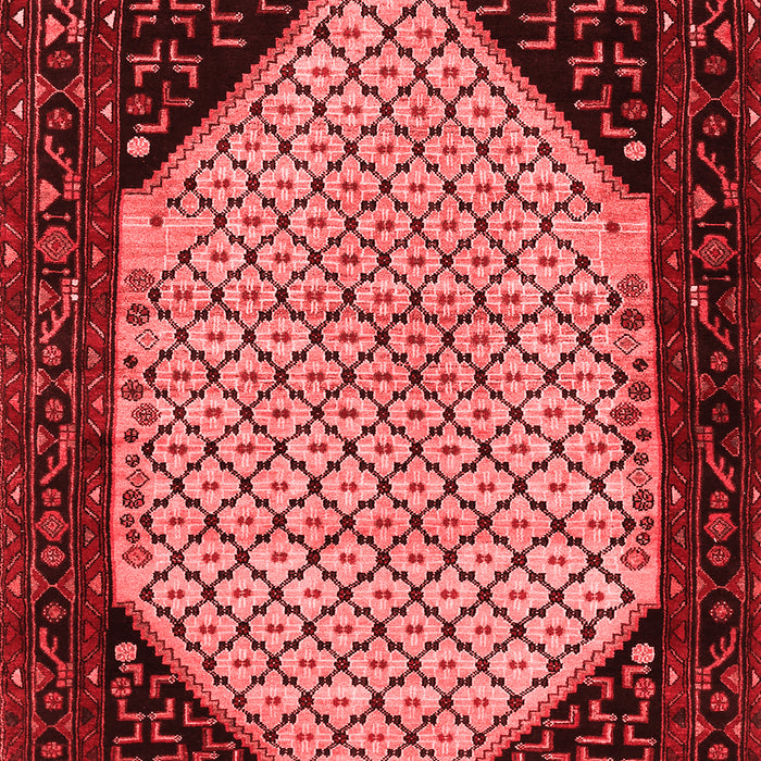 Machine Washable Persian Red Traditional Rug, wshtr276red