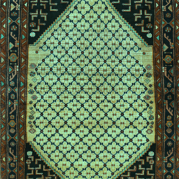 Machine Washable Persian Turquoise Traditional Area Rugs, wshtr276turq