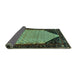 Sideview of Persian Turquoise Traditional Rug, tr276turq