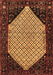 Machine Washable Persian Brown Traditional Rug, wshtr276brn