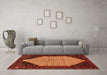 Machine Washable Persian Orange Traditional Area Rugs in a Living Room, wshtr276org