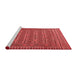 Country Red Washable Rugs