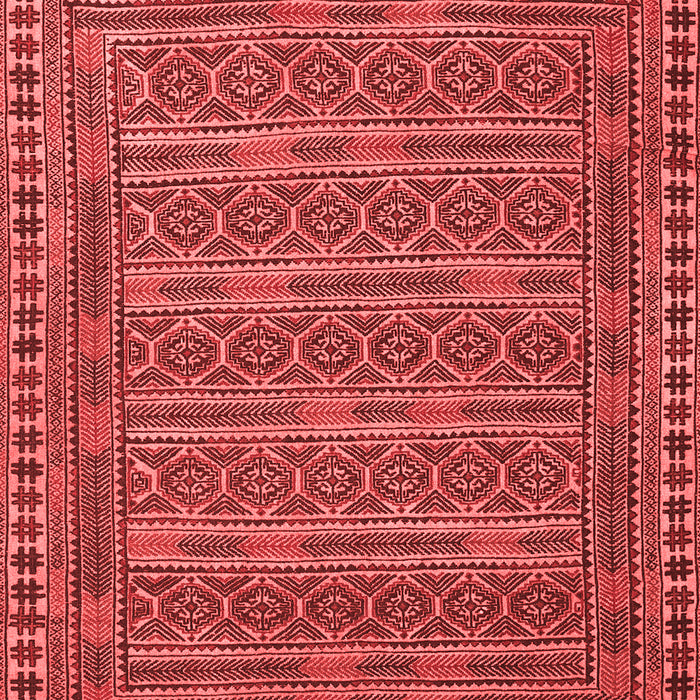 Machine Washable Southwestern Red Country Rug, wshtr2770red