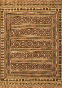 Southwestern Brown Country Rug, tr2770brn