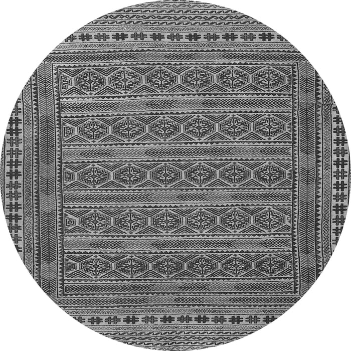 Machine Washable Southwestern Gray Country Rug, wshtr2770gry