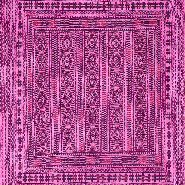 Square Southwestern Pink Country Rug, tr2770pnk