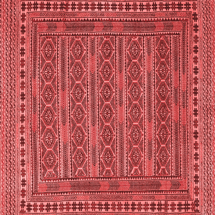 Machine Washable Southwestern Red Country Rug, wshtr2770red
