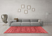 Country Red Washable Rugs