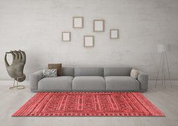 Country Red Washable Rugs