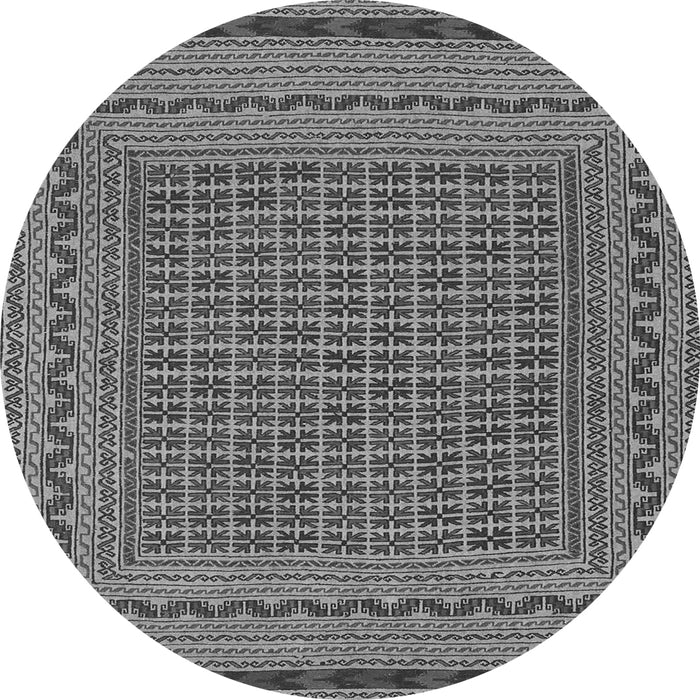 Machine Washable Southwestern Gray Country Rug, wshtr2771gry