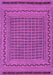 Machine Washable Southwestern Purple Country Area Rugs, wshtr2771pur