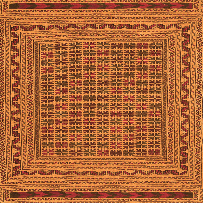 Serging Thickness of Southwestern Orange Country Rug, tr2771org