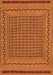 Southwestern Orange Country Rug, tr2771org