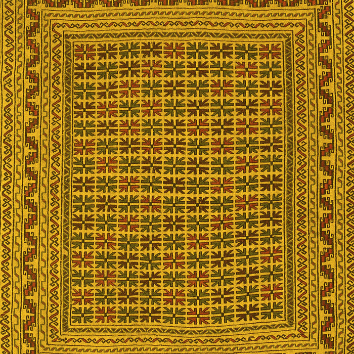 Southwestern Yellow Country Rug, tr2771yw