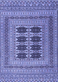 Southwestern Blue Country Rug, tr2772blu