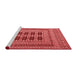 Country Red Washable Rugs