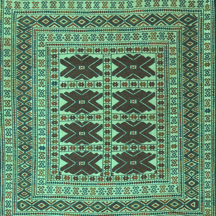 Southwestern Turquoise Country Rug, tr2772turq