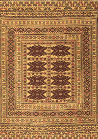 Southwestern Brown Country Rug, tr2772brn