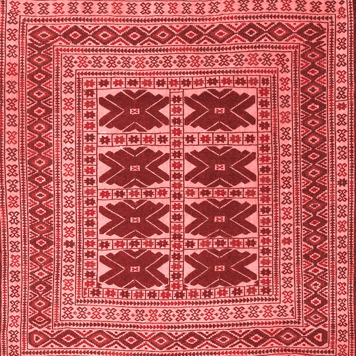 Machine Washable Southwestern Red Country Rug, wshtr2772red
