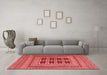 Country Red Washable Rugs