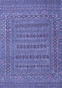 Southwestern Blue Country Rug, tr2773blu