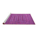 Sideview of Machine Washable Southwestern Purple Country Area Rugs, wshtr2773pur