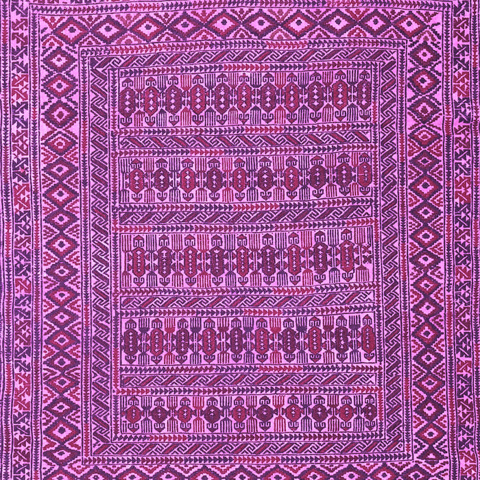 Machine Washable Southwestern Purple Country Area Rugs, wshtr2773pur