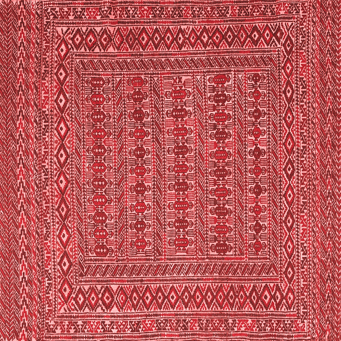 Machine Washable Southwestern Red Country Rug, wshtr2773red