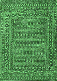 Southwestern Emerald Green Country Rug, tr2773emgrn