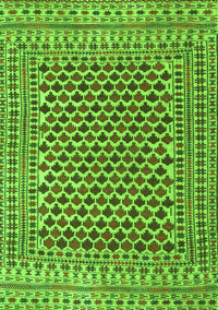 Southwestern Green Country Rug, tr2774grn