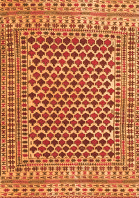 Southwestern Orange Country Rug, tr2774org