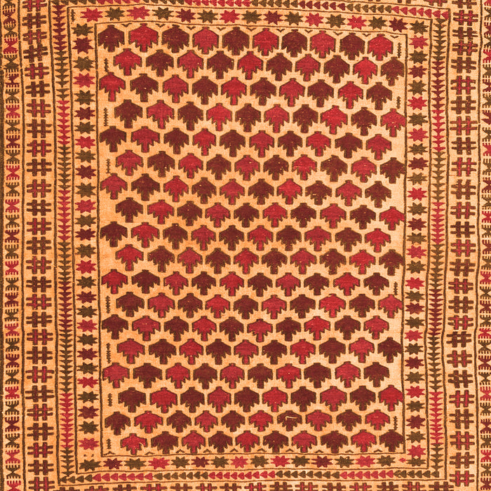 Southwestern Orange Country Rug, tr2774org