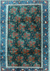 Persian Light Blue Traditional Rug, tr2775lblu