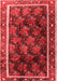 Persian Red Traditional Area Rugs