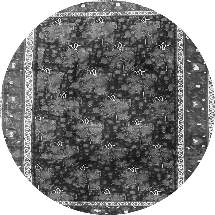 Square Persian Gray Traditional Rug, tr2775gry