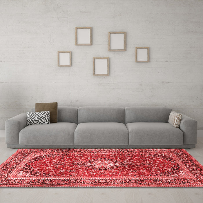 Traditional Red Washable Rugs