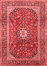 Medallion Red Traditional Rug, tr2776red