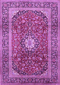 Medallion Purple Traditional Rug, tr2776pur